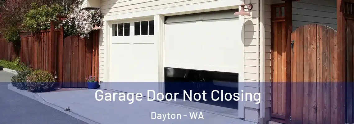 Garage Door Not Closing Dayton - WA