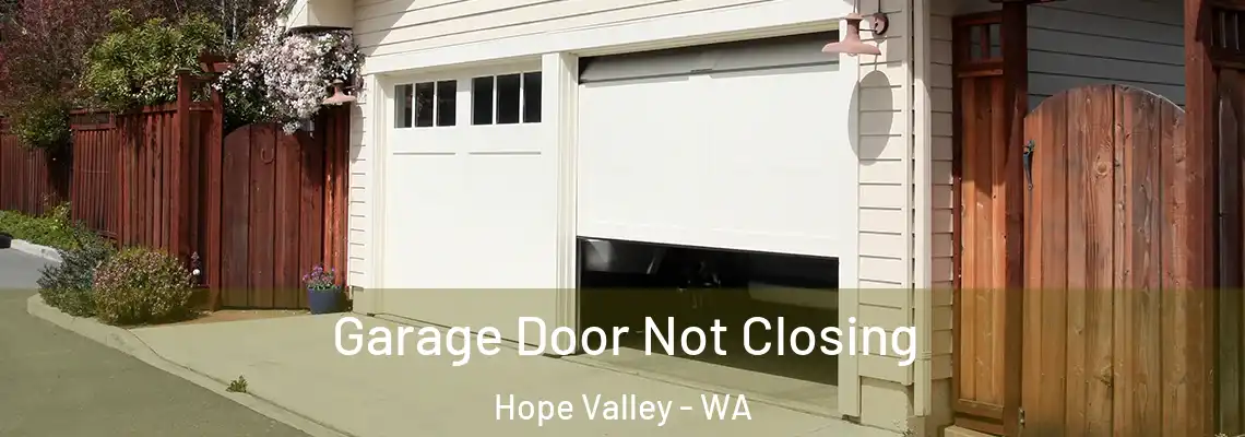 Garage Door Not Closing Hope Valley - WA