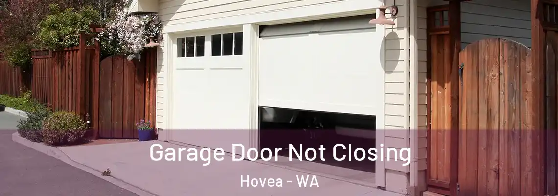 Garage Door Not Closing Hovea - WA