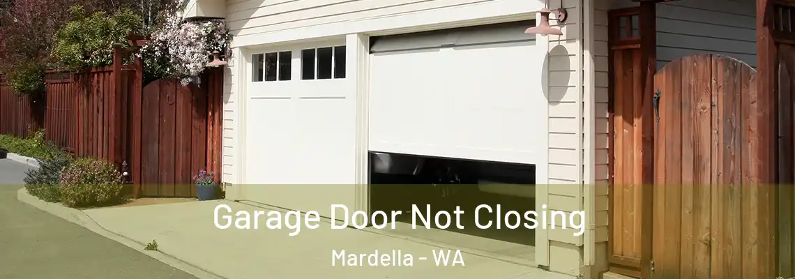 Garage Door Not Closing Mardella - WA