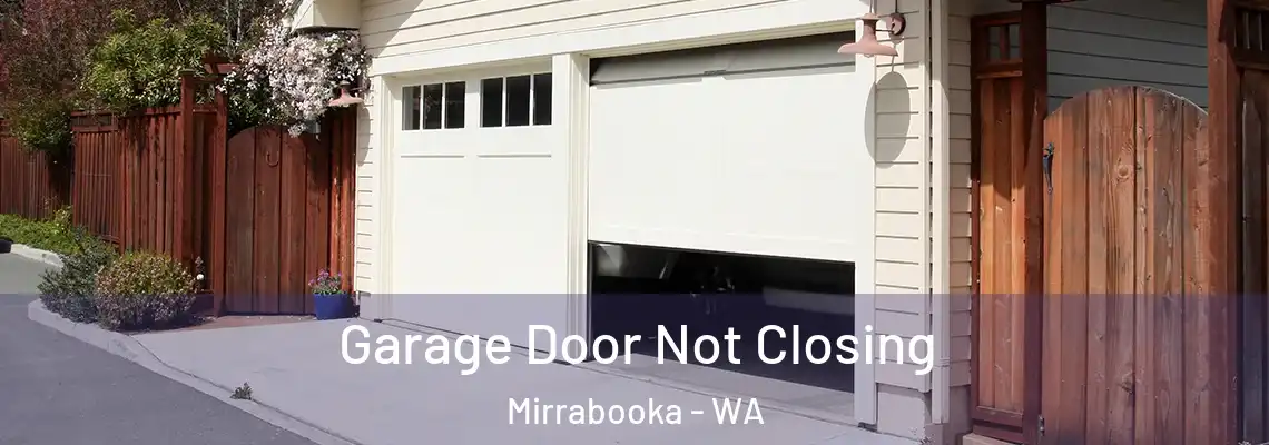 Garage Door Not Closing Mirrabooka - WA
