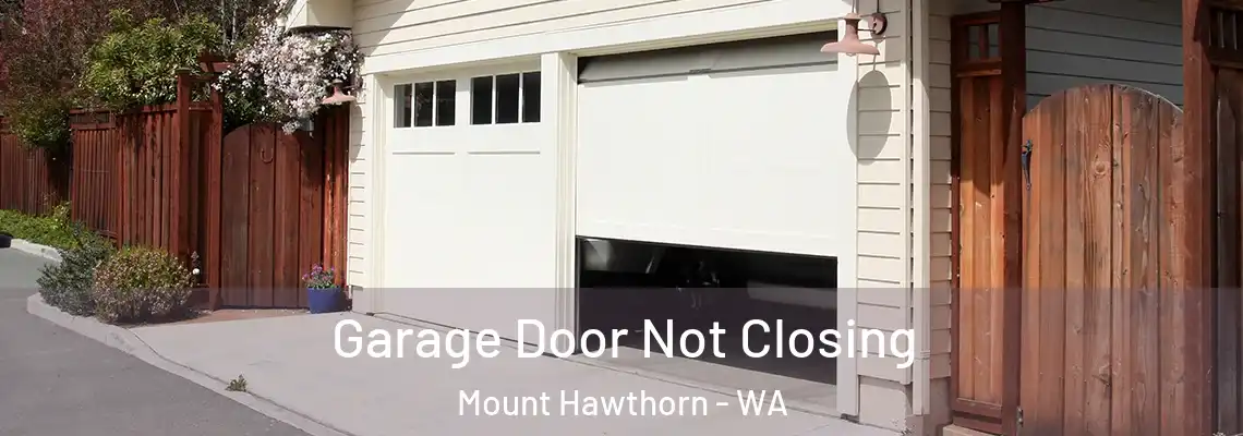 Garage Door Not Closing Mount Hawthorn - WA