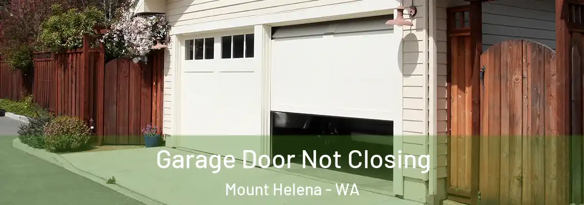 Garage Door Not Closing Mount Helena - WA