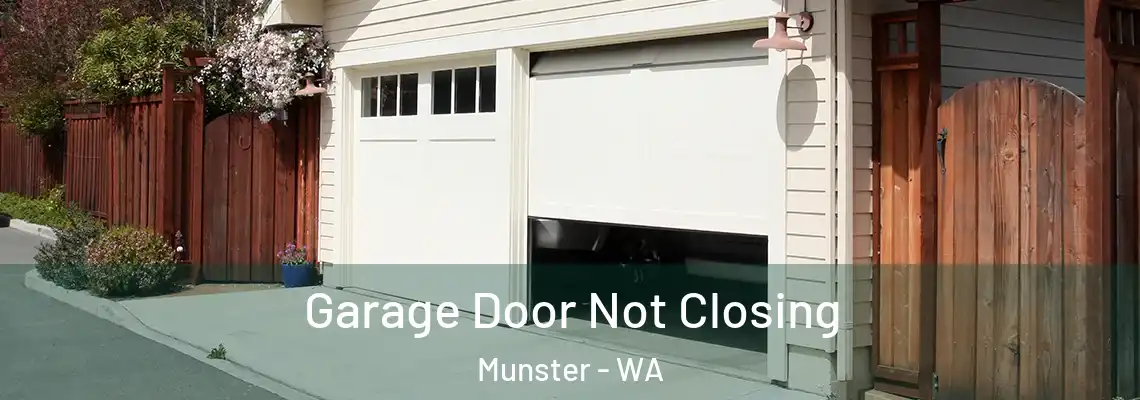 Garage Door Not Closing Munster - WA