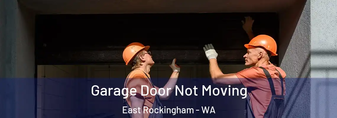 Garage Door Not Moving East Rockingham - WA