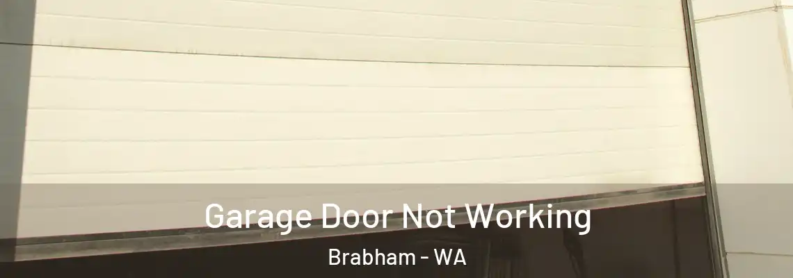  Garage Door Not Working Brabham - WA
