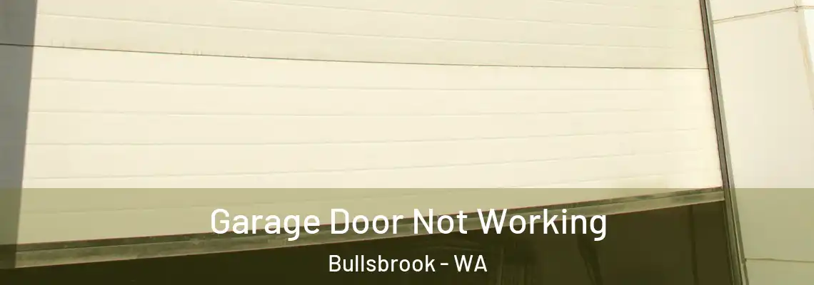 Garage Door Not Working Bullsbrook - WA