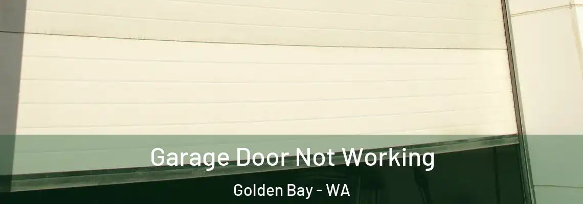 Garage Door Not Working Golden Bay - WA