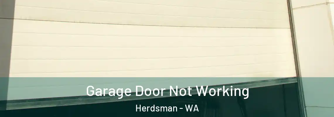 Garage Door Not Working Herdsman - WA