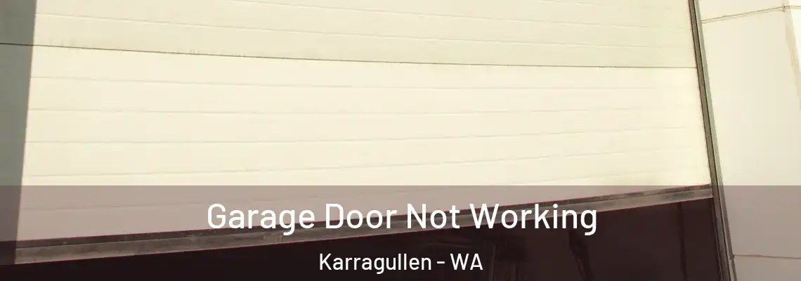 Garage Door Not Working Karragullen - WA