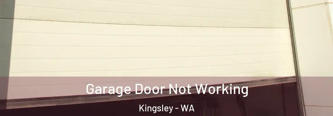 Garage Door Not Working Kingsley - WA