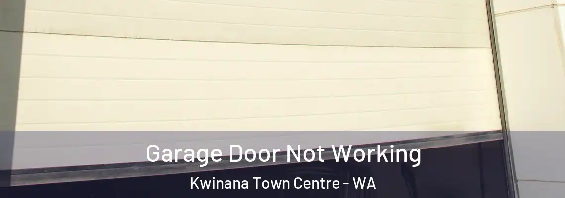 Garage Door Not Working Kwinana Town Centre - WA