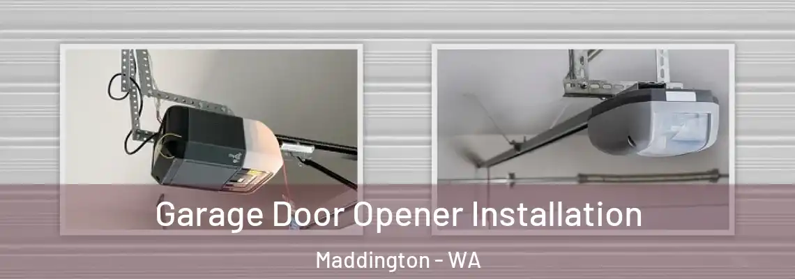 Garage Door Opener Installation Maddington - WA