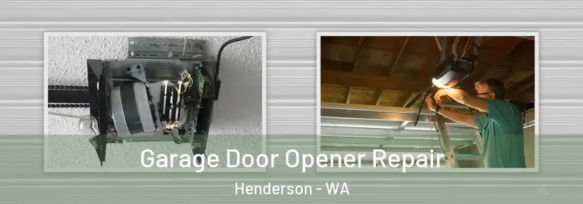 Garage Door Opener Repair Henderson - WA