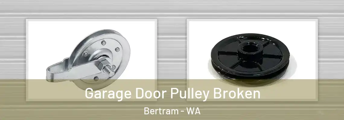 Garage Door Pulley Broken Bertram - WA