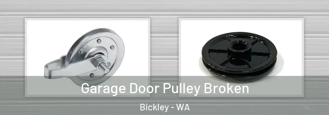 Garage Door Pulley Broken Bickley - WA