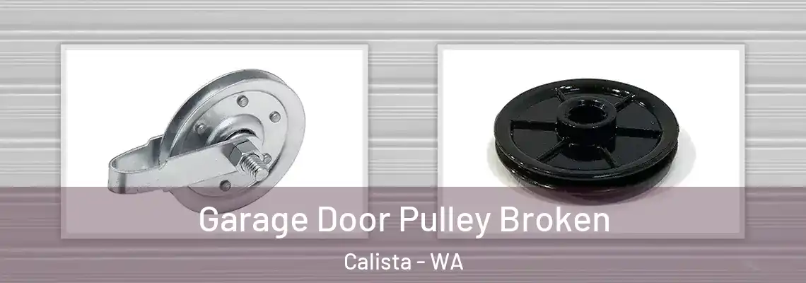 Garage Door Pulley Broken Calista - WA