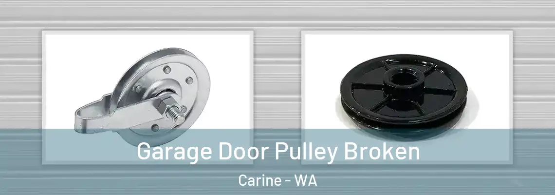 Garage Door Pulley Broken Carine - WA