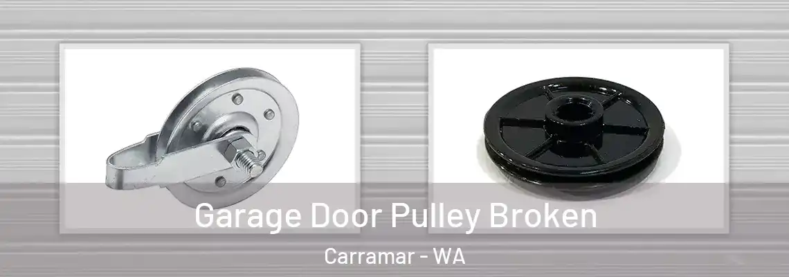 Garage Door Pulley Broken Carramar - WA