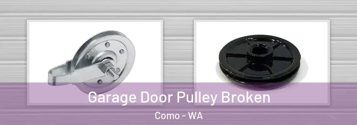 Garage Door Pulley Broken Como - WA