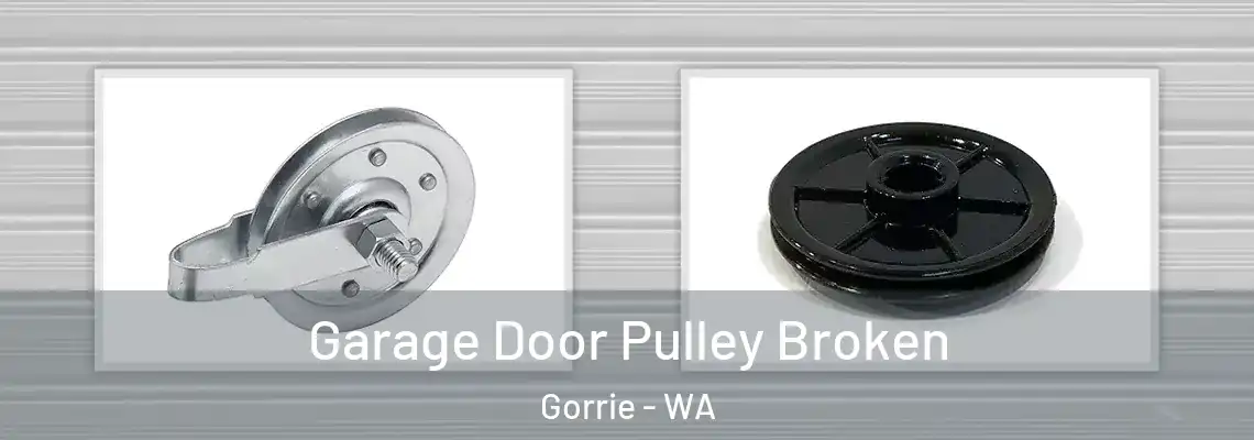 Garage Door Pulley Broken Gorrie - WA