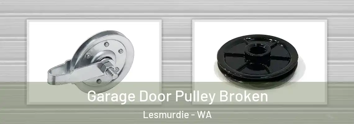 Garage Door Pulley Broken Lesmurdie - WA
