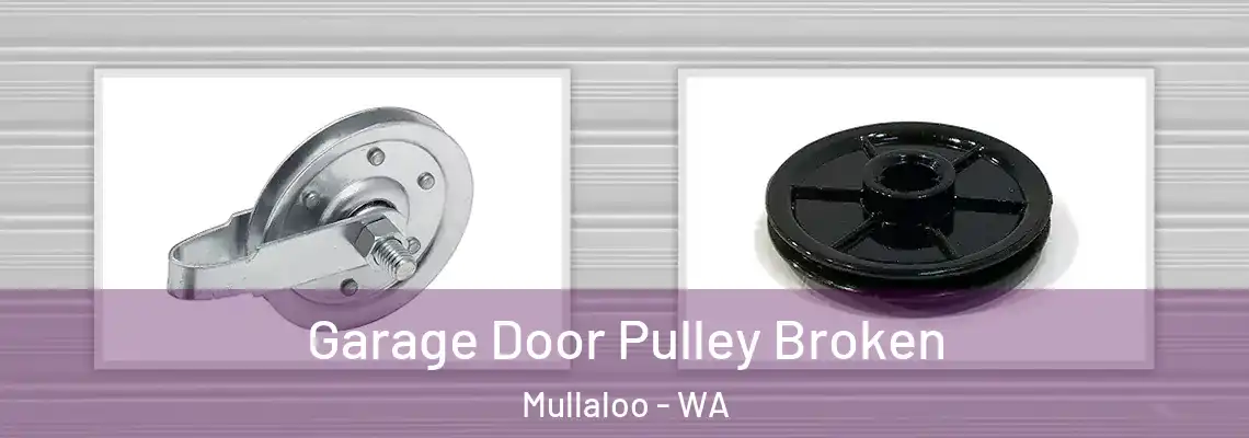 Garage Door Pulley Broken Mullaloo - WA