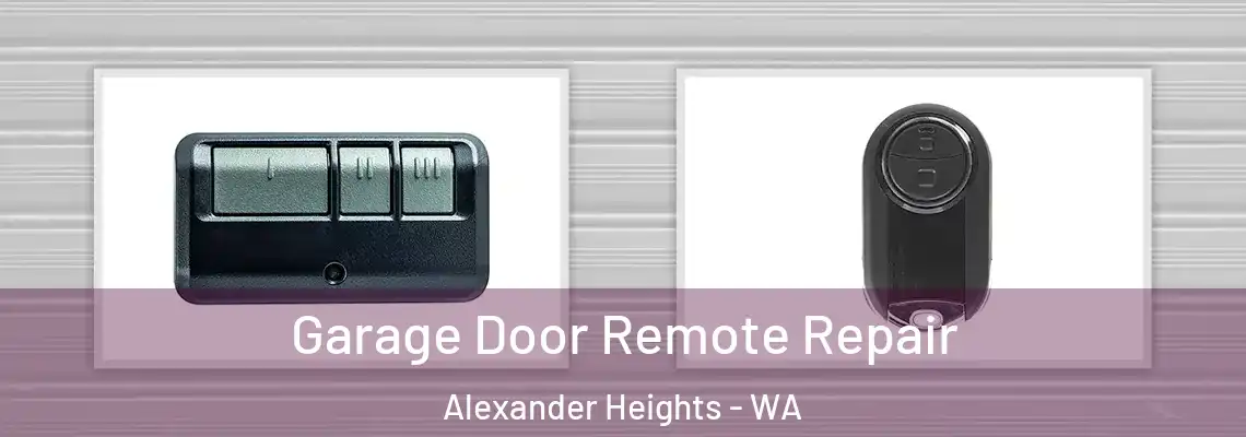 Garage Door Remote Repair Alexander Heights - WA