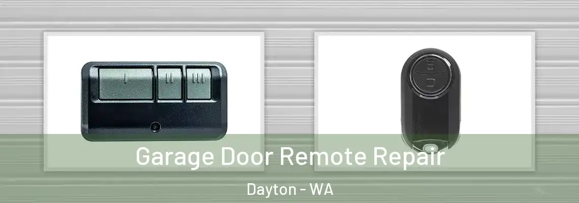 Garage Door Remote Repair Dayton - WA