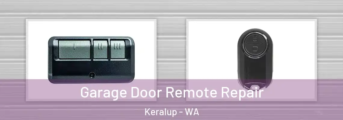 Garage Door Remote Repair Keralup - WA