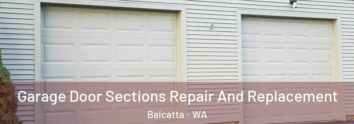 Garage Door Sections Repair And Replacement Balcatta - WA