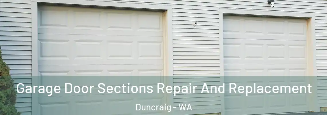 Garage Door Sections Repair And Replacement Duncraig - WA