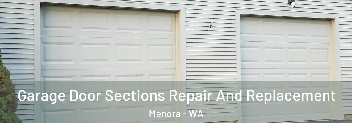 Garage Door Sections Repair And Replacement Menora - WA