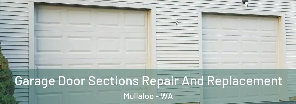Garage Door Sections Repair And Replacement Mullaloo - WA