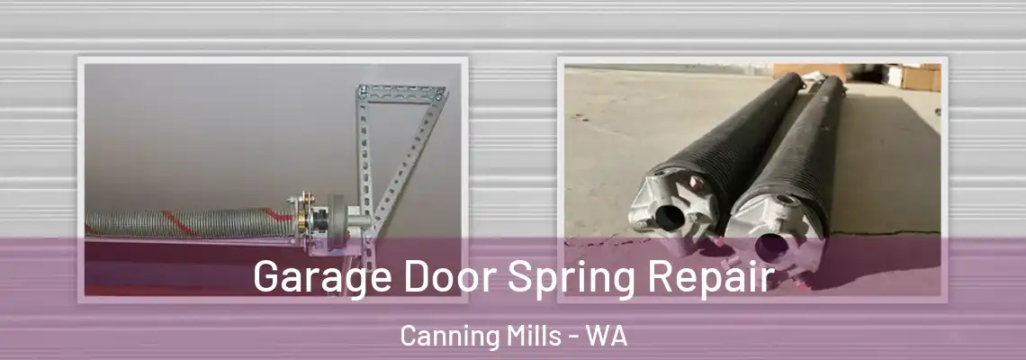 Garage Door Spring Repair Canning Mills - WA