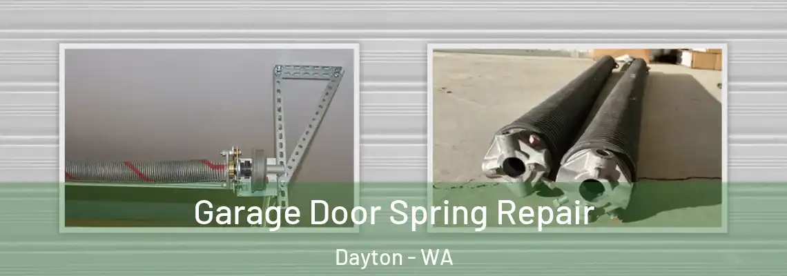 Garage Door Spring Repair Dayton - WA