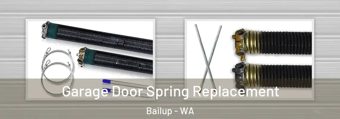 Garage Door Spring Replacement Bailup - WA
