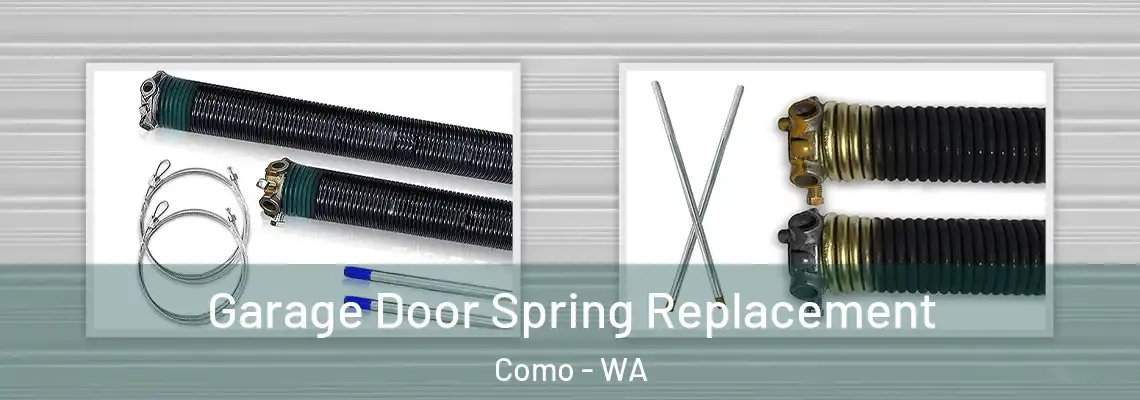 Garage Door Spring Replacement Como - WA