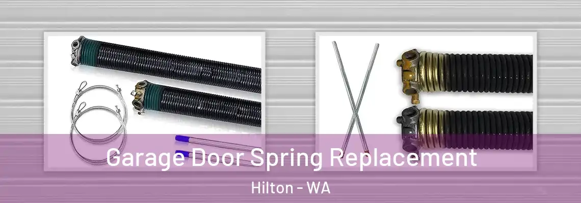 Garage Door Spring Replacement Hilton - WA