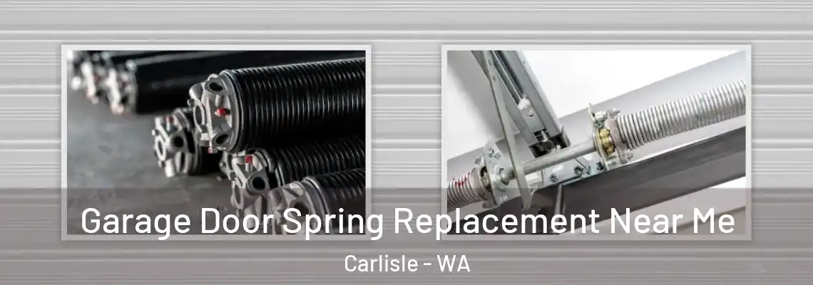Garage Door Spring Replacement Near Me Carlisle - WA