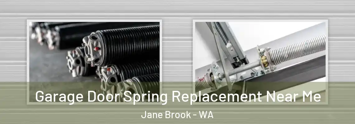 Garage Door Spring Replacement Near Me Jane Brook - WA