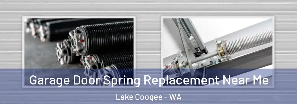 Garage Door Spring Replacement Near Me Lake Coogee - WA