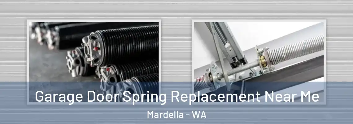 Garage Door Spring Replacement Near Me Mardella - WA