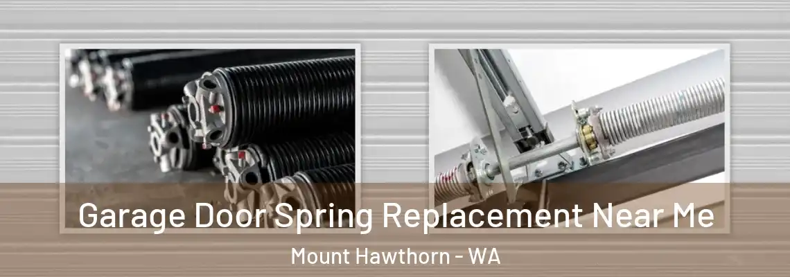 Garage Door Spring Replacement Near Me Mount Hawthorn - WA