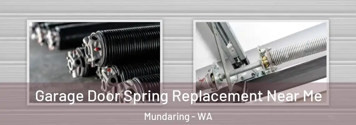 Garage Door Spring Replacement Near Me Mundaring - WA