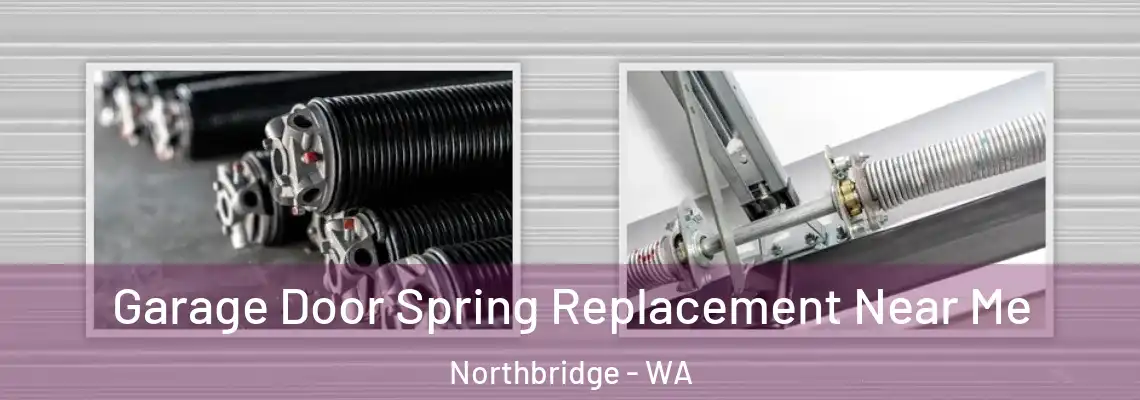 Garage Door Spring Replacement Near Me Northbridge - WA