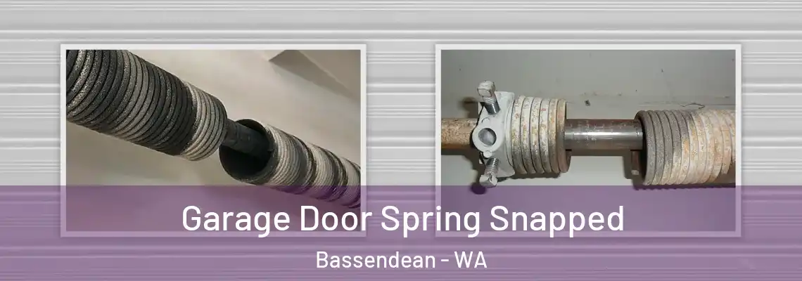 Garage Door Spring Snapped Bassendean - WA
