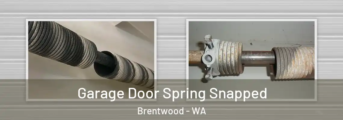 Garage Door Spring Snapped Brentwood - WA