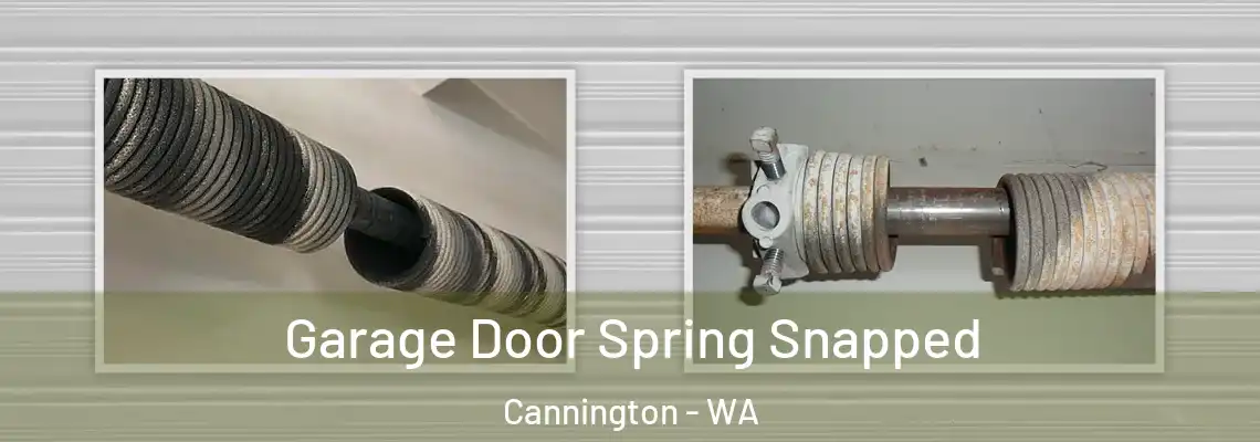 Garage Door Spring Snapped Cannington - WA