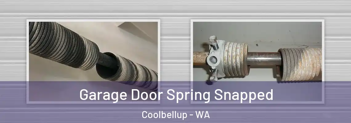 Garage Door Spring Snapped Coolbellup - WA